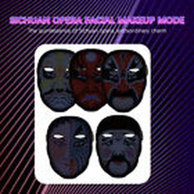 Face Transforming LED Mask with App Controlled - Programmable LED Halloween Mask